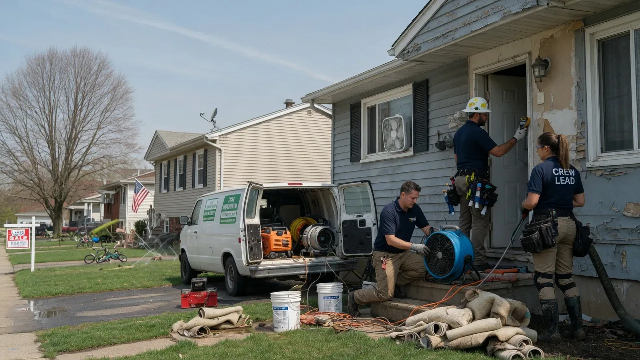 Flood Cleanup in Saginaw, MI near me